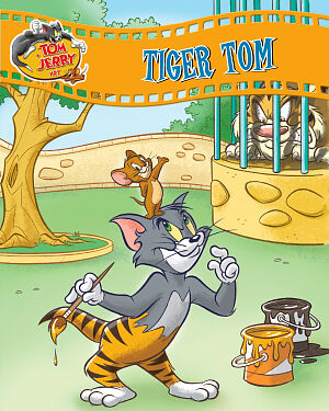 Detská kniha Tom a Jerry Hry. Tiger Tom