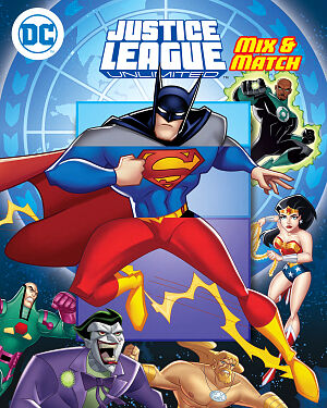 Detská kniha Justice League Unlimited. Mix & Match