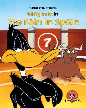 Detská kniha Warner Bros. presents Daffy Duck in The Pain in Spain