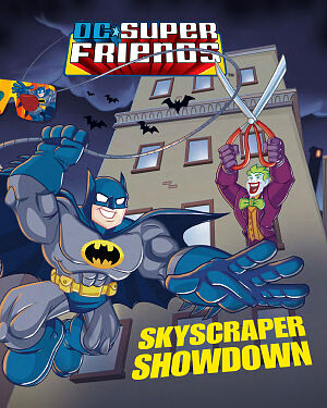 Detská kniha DC Super Friends. Skyscraper Showdown