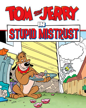 Detská kniha Tom and Jerry in Stupid Mistrust