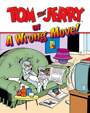 Detská kniha Tom and Jerry in a Wrong Movie!