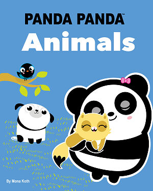 Detská kniha Panda Panda. Animals