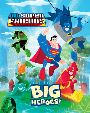 Detská kniha DC Super Friends. Big Heroes!