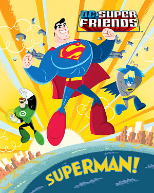 Detská kniha DC Super Friends. Superman!