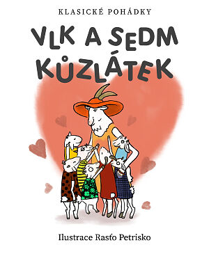 Dětská kniha Vlk a sedm kůzlátek