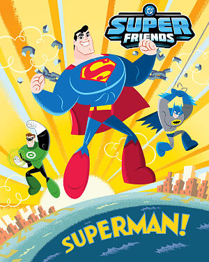 Dětská kniha DC Super Friends. Superman!