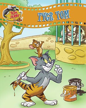 Dětská kniha Tom a Jerry Hry. Tygr Tom