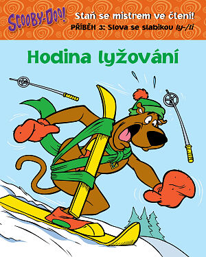 Dětská kniha Scooby-Doo! Staň se mistrem ve čtení! Hodina lyžování