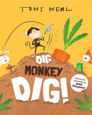 Detská kniha Animal Academy: Dig Monkey Dig!