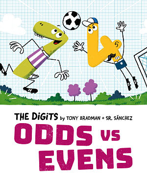 Detská kniha The Digits: Odds Vs Evens