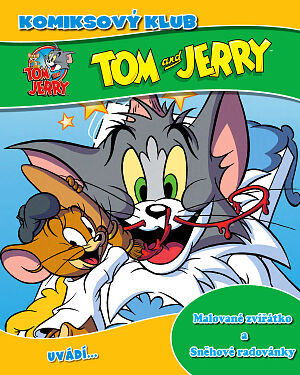 Dětská kniha Tom a Jerry. Malované zvířátko a Sněhové radovánky